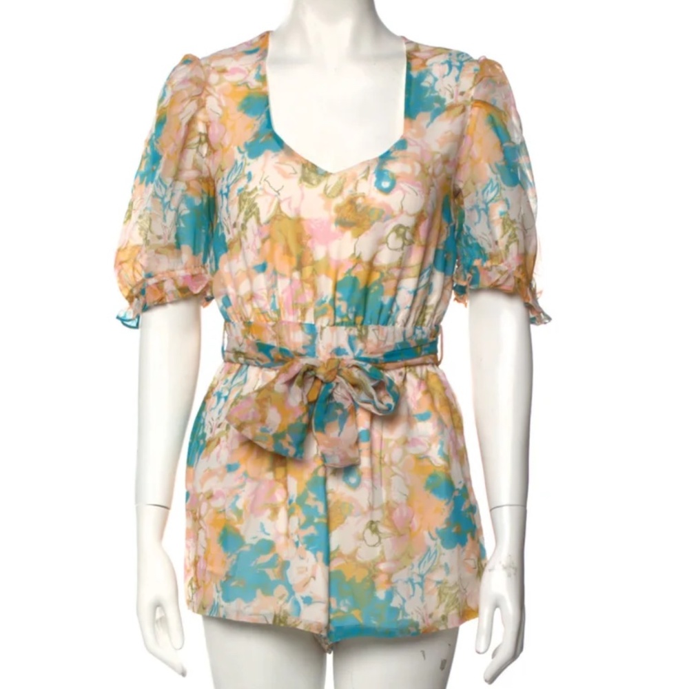 NWT Walter Baker Weslie Romper floral